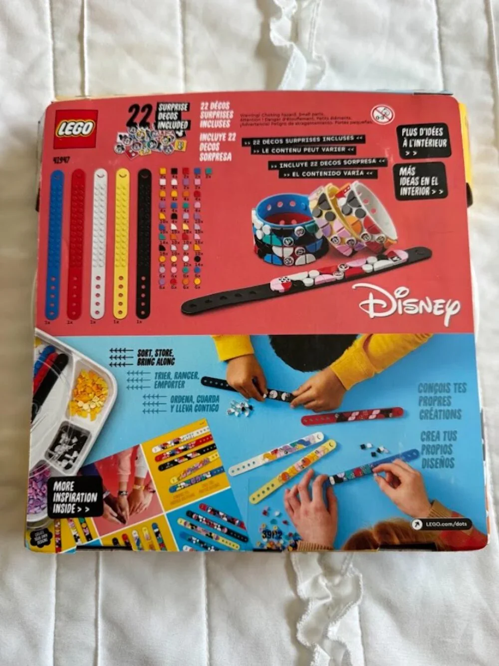 LEGO DOTS: Mickey and Friends Bracelets Mega Pack (41947) NEW IN BOX!!!